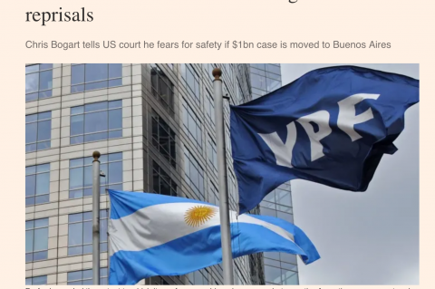 Burford chief executive fears Argentine reprisals, via FT.com