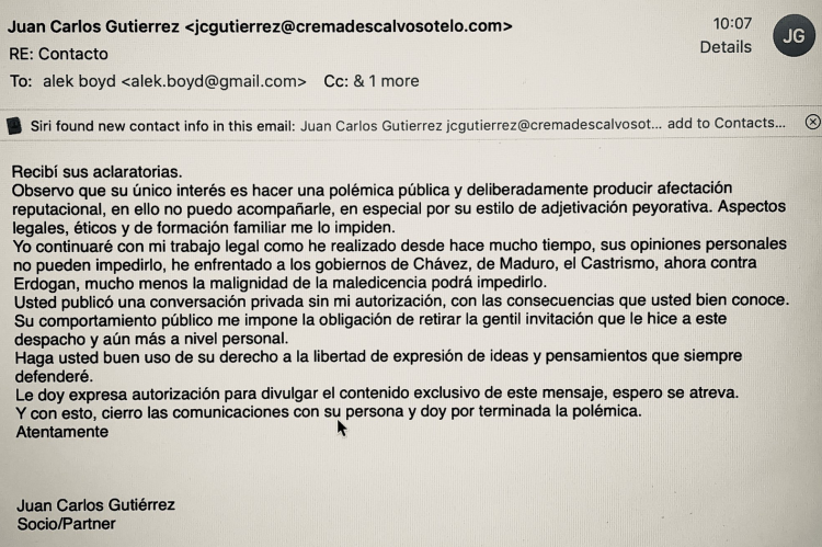 Juan Carlos Gutierrez - Cremades Calvo Sotelo.