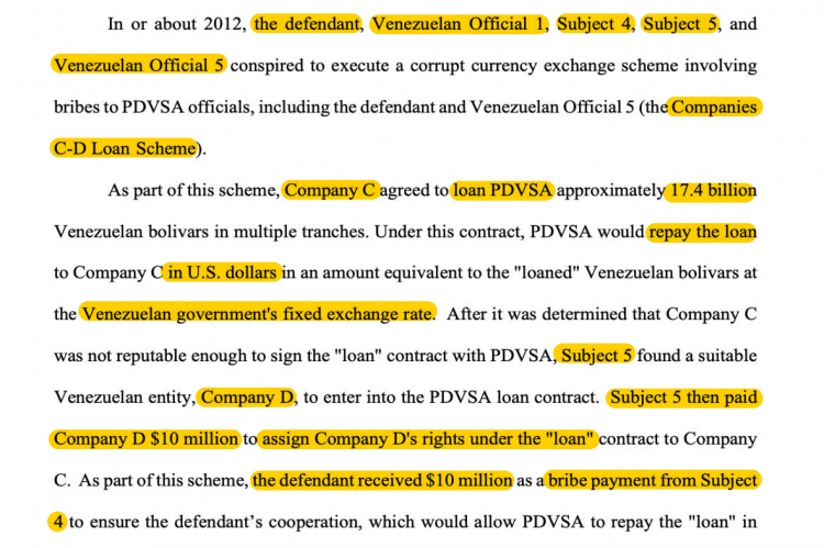 Department of Justice exposes Rafael Ramirez