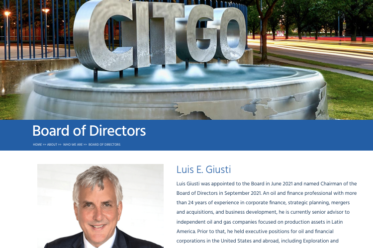 CITGO's Luis Giusti revealed in Alex Saab's network