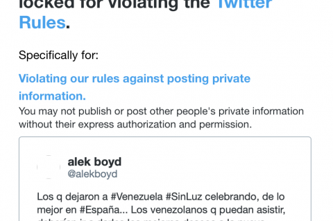 Twitter censors information exposing rampant corruption.