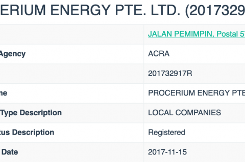 PROCERIUM ENERGY PTE. LTD.