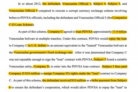 Department of Justice exposes Rafael Ramirez