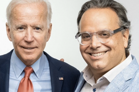 Joe Biden with Leopoldo Martinez Nucete