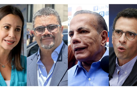 Candidatos a las primarias (crédito venezuelausa)