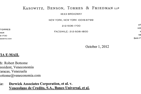 Hector Torres - Kasowitz - Derwick Associates
