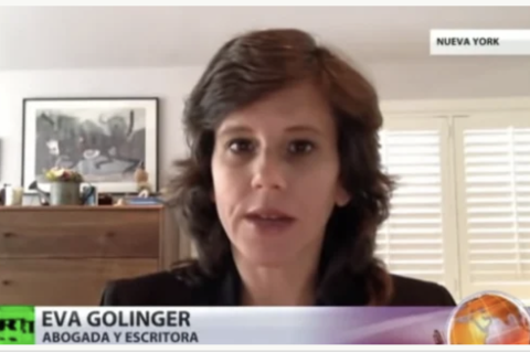 Poor Eva Golinger is gonna have to go back to Caracas to provide proof that she's Venezuelan.