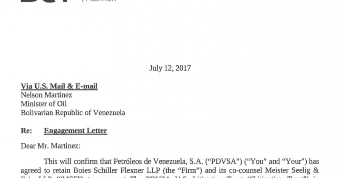 Venezuelan corruption: exhibit Boies Schiller Flexner LLP