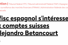 Spain's tax authority after Alejandro Betancourt